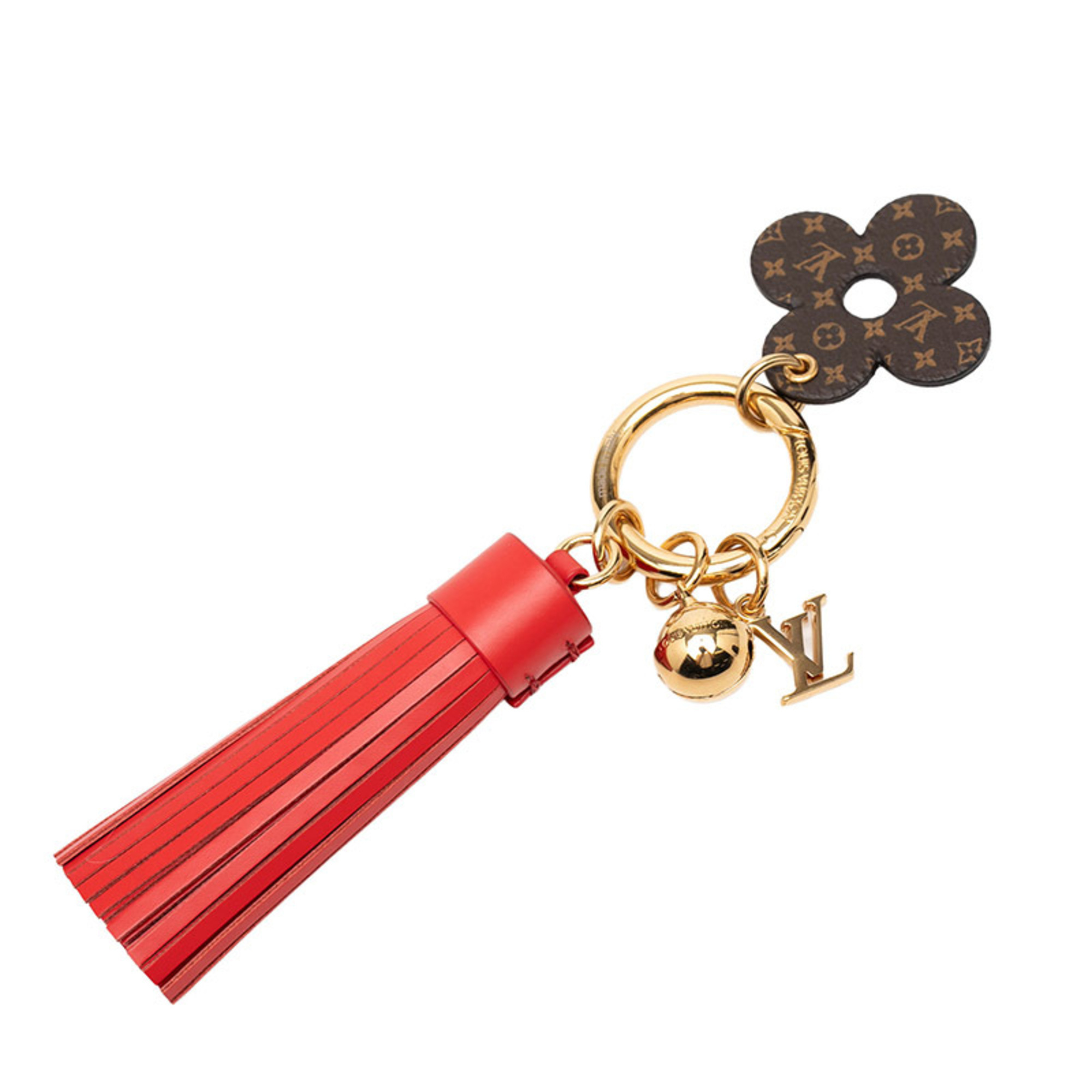Louis Vuitton Monogram Bijou Sac Fetish Tassel Accessory Bag Charm Keychain M 549$